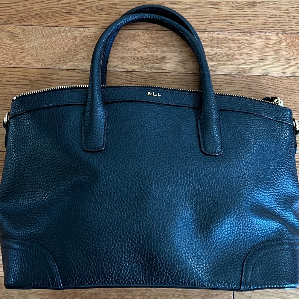 Lauren Ralph Lauren Leather Satchel